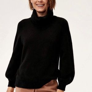 Aritzia | Babaton | Black High Neck Sweater